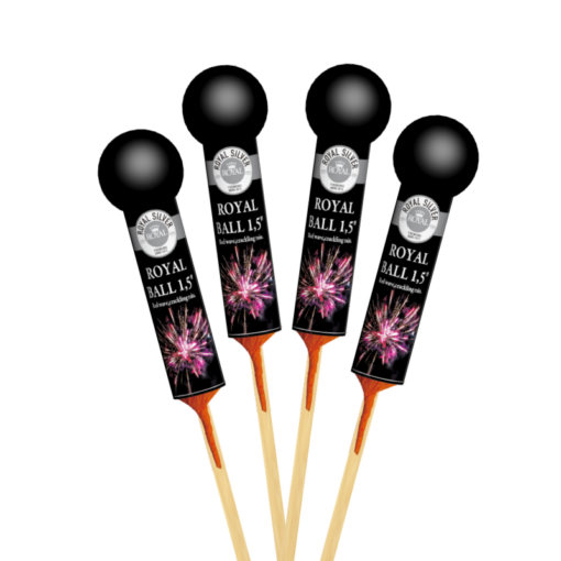 4 stk. Royal Ball 1,5" Raketter