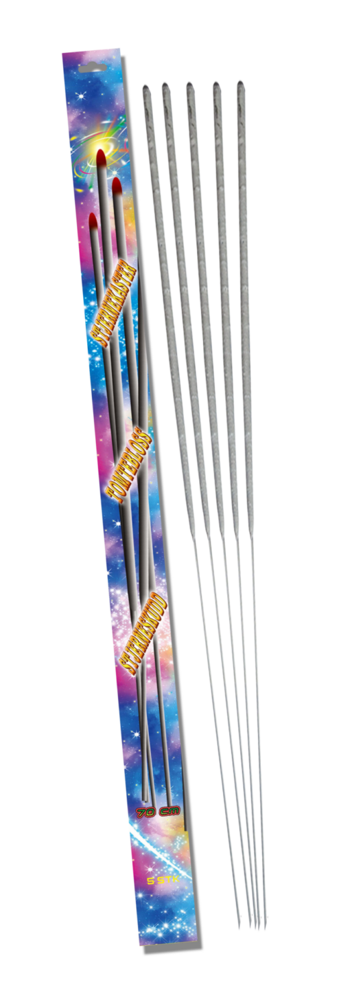 Stjernekaster 70cm 5 stk.