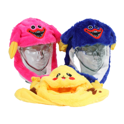 Børnehatte monster m/vippeøre
